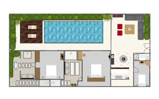 Villa Kallayaan | Villa 3 chambres à louer | Seminyak – Bidadari